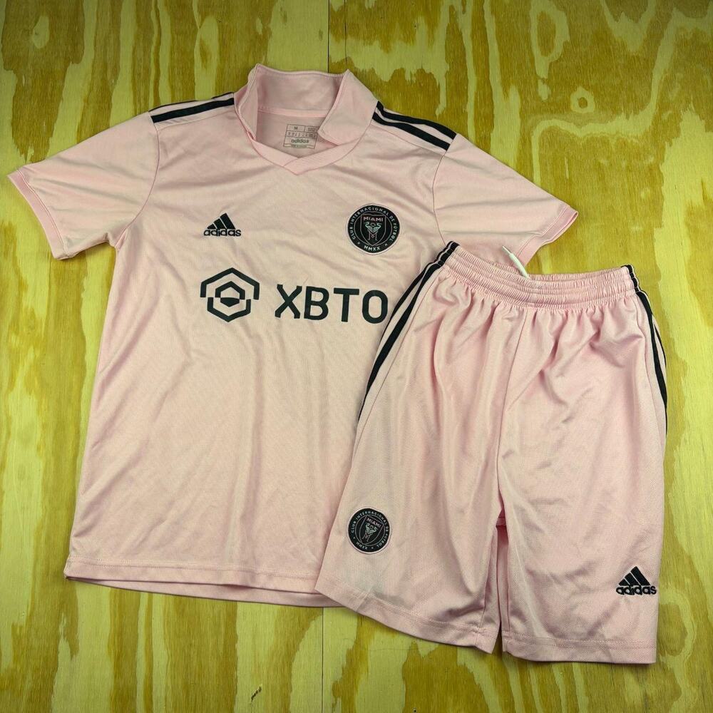 Adidas Inter Miami CF Jersey & Shorts Set – Pink – Men’s M